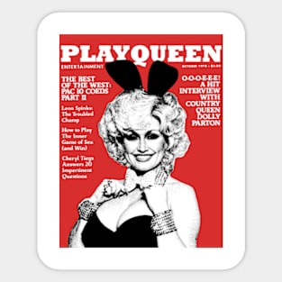 Playqueen Dolly Parton Sticker